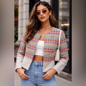 New Vilagallo Emma Embroidered Summer Jacket